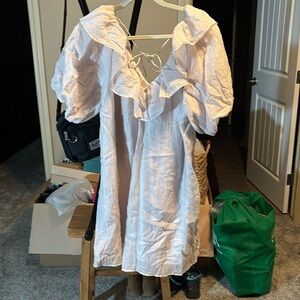 Item # D36 - Lavender ruffle dress